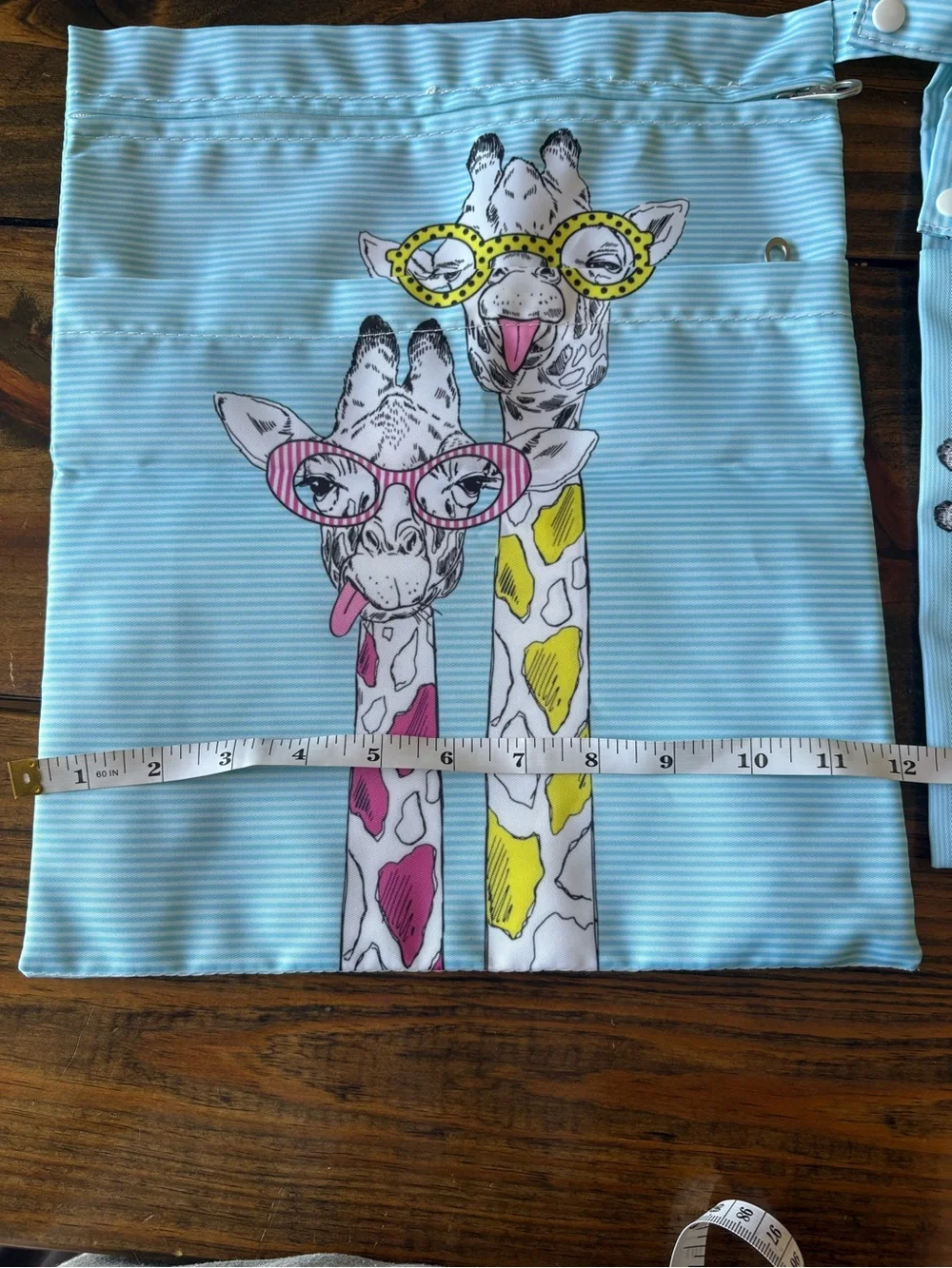 Giraffe Print Wet Bag Set